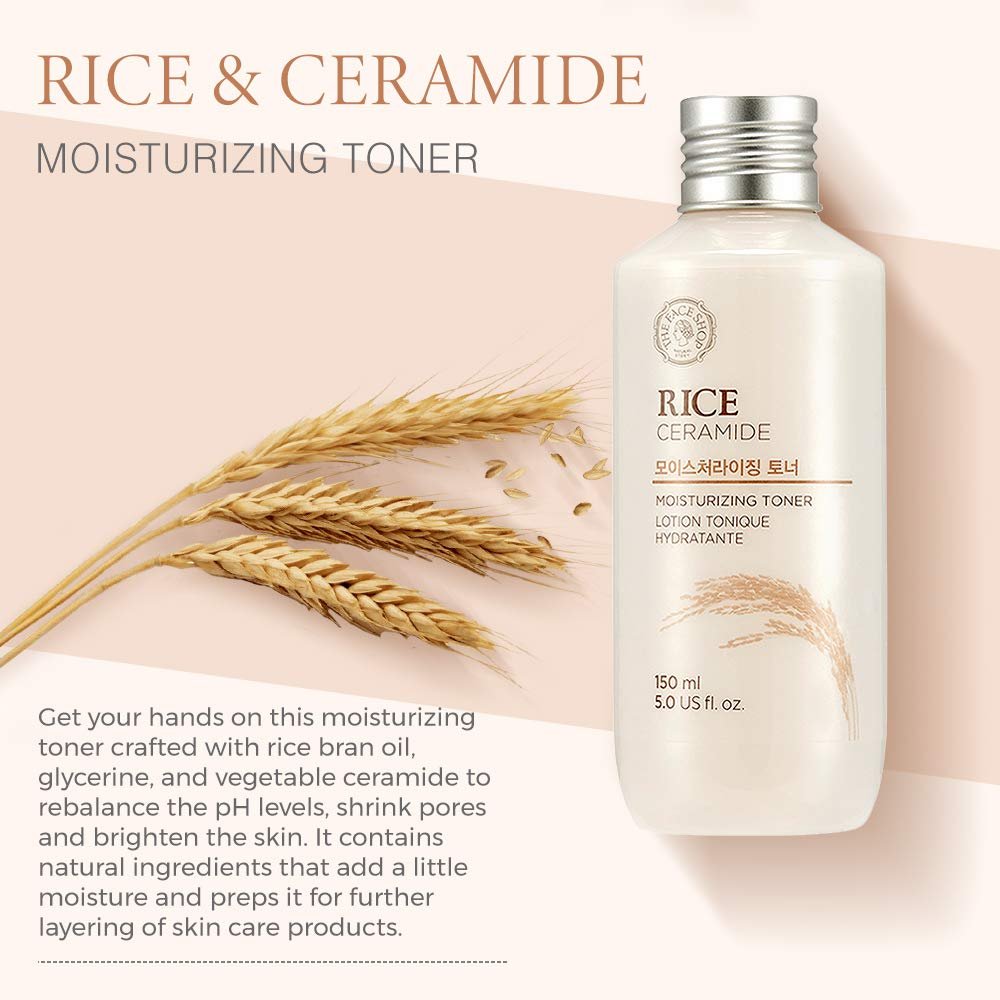 Rice & Ceramide Moisturizing Toner (150ml)