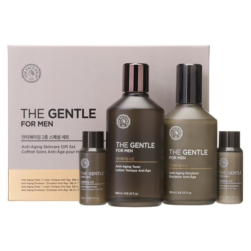 The Gentle For Men Anti-Aging Skincare Set